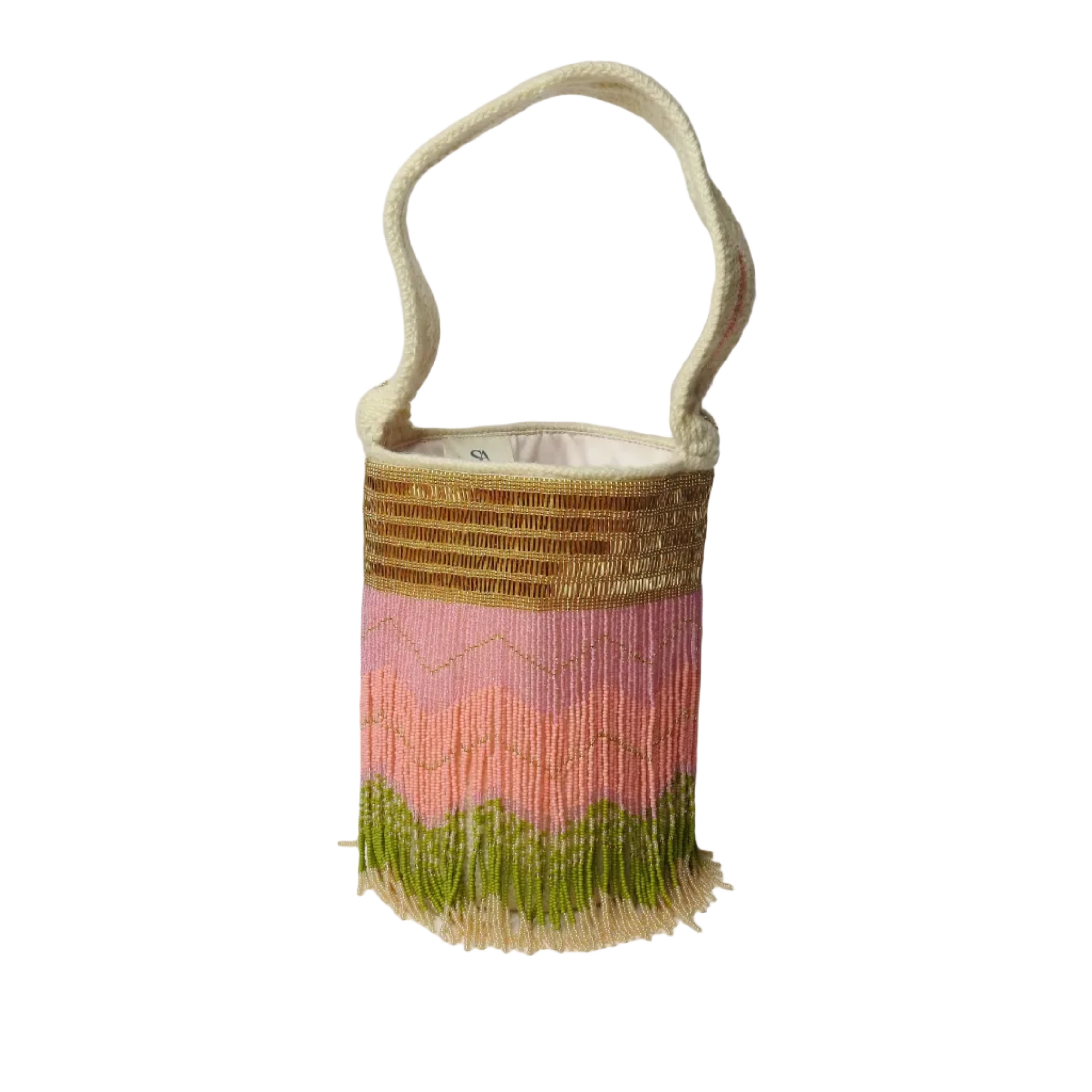 Rosé Garden - Sierra Dancer - handwoven mochila bag