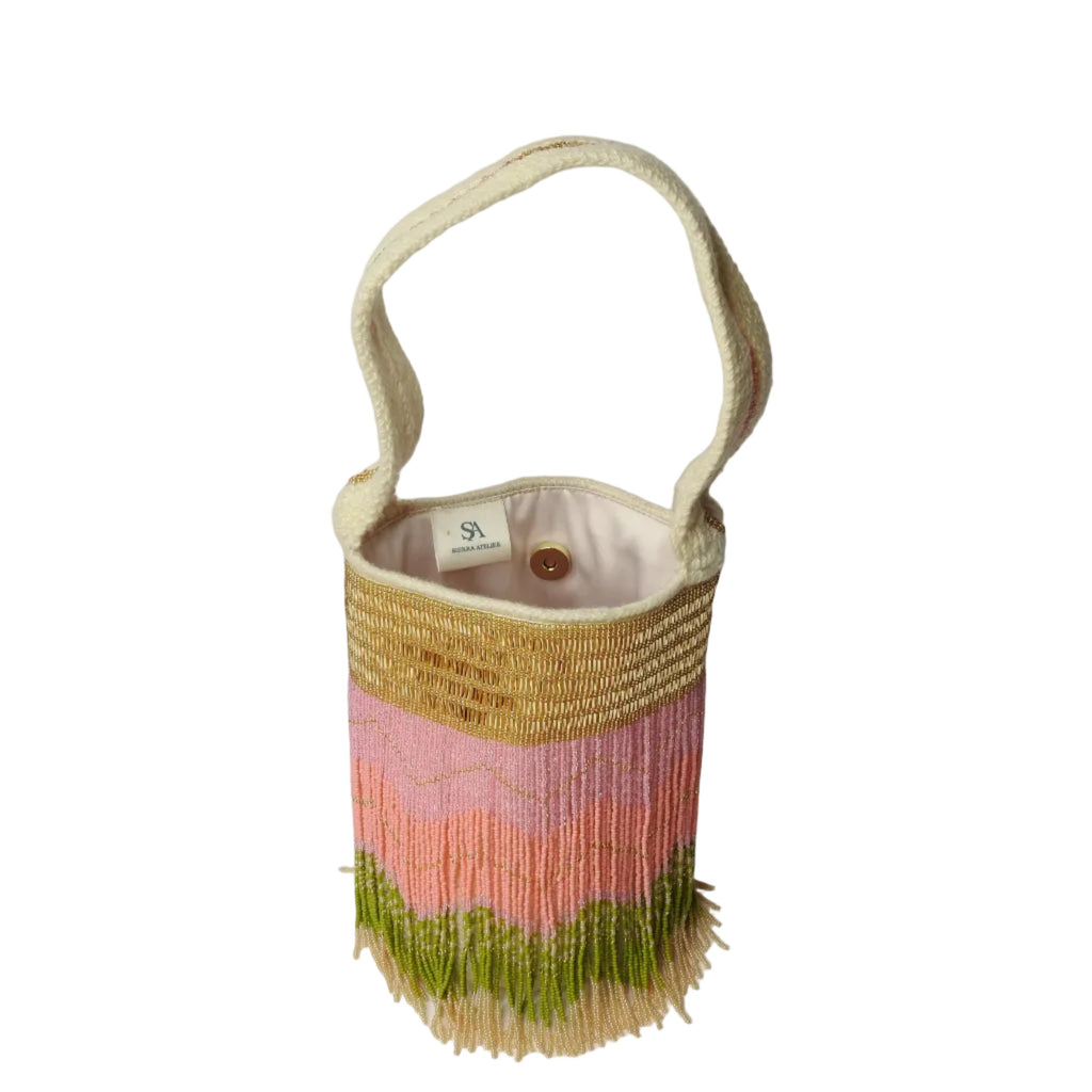 Rosé Garden - Sierra Dancer - handwoven mochila bag