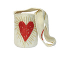 Red Heart - Sierra Signature Collection - handwoven mochila bag