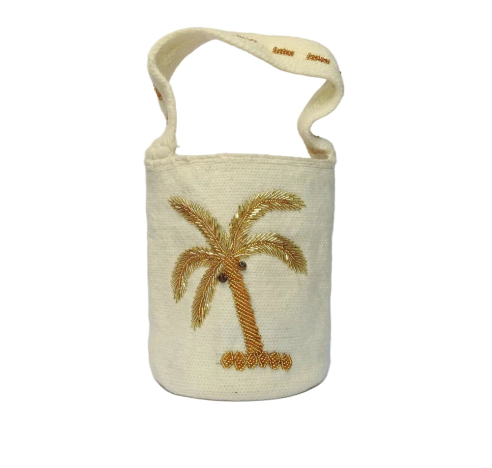 Palm Charm - Sierra Signature Collection - handwoven mochila bag