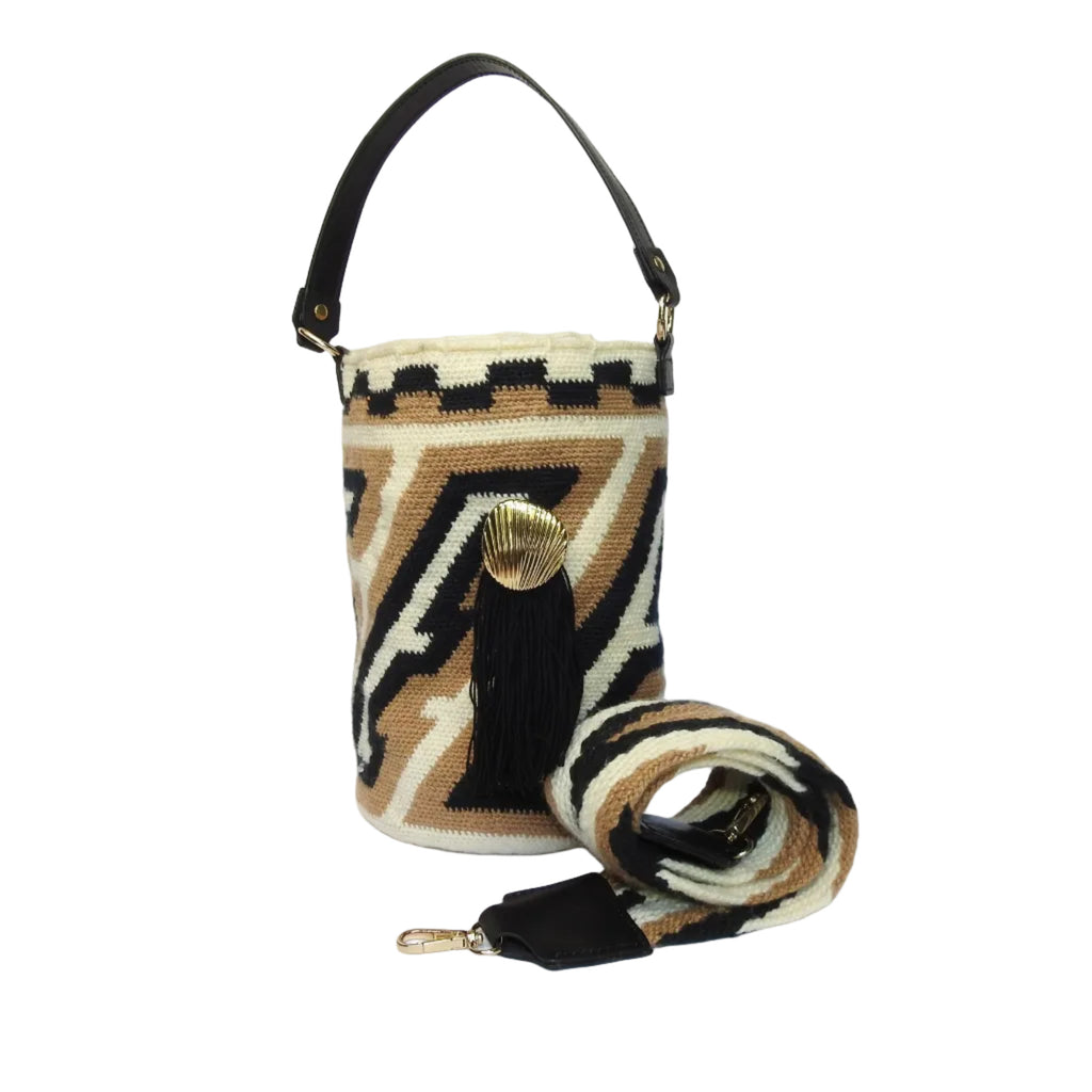 Midnight Tribal - Sierra Heritage Tierra - handwoven mochila bag