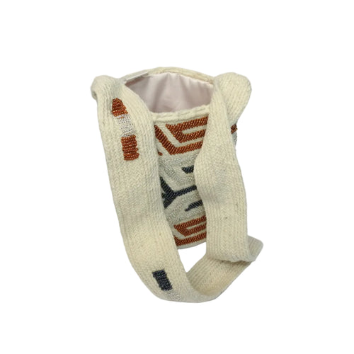 Bronze Silver Rainbow - Sierra Heritage Rainbow - handwoven mochila bag