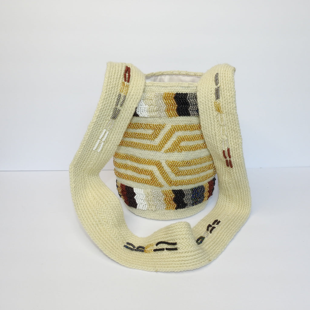 Earth Jewel Rainbow - Sierra Heritage Rainbow - handwoven mochila bag