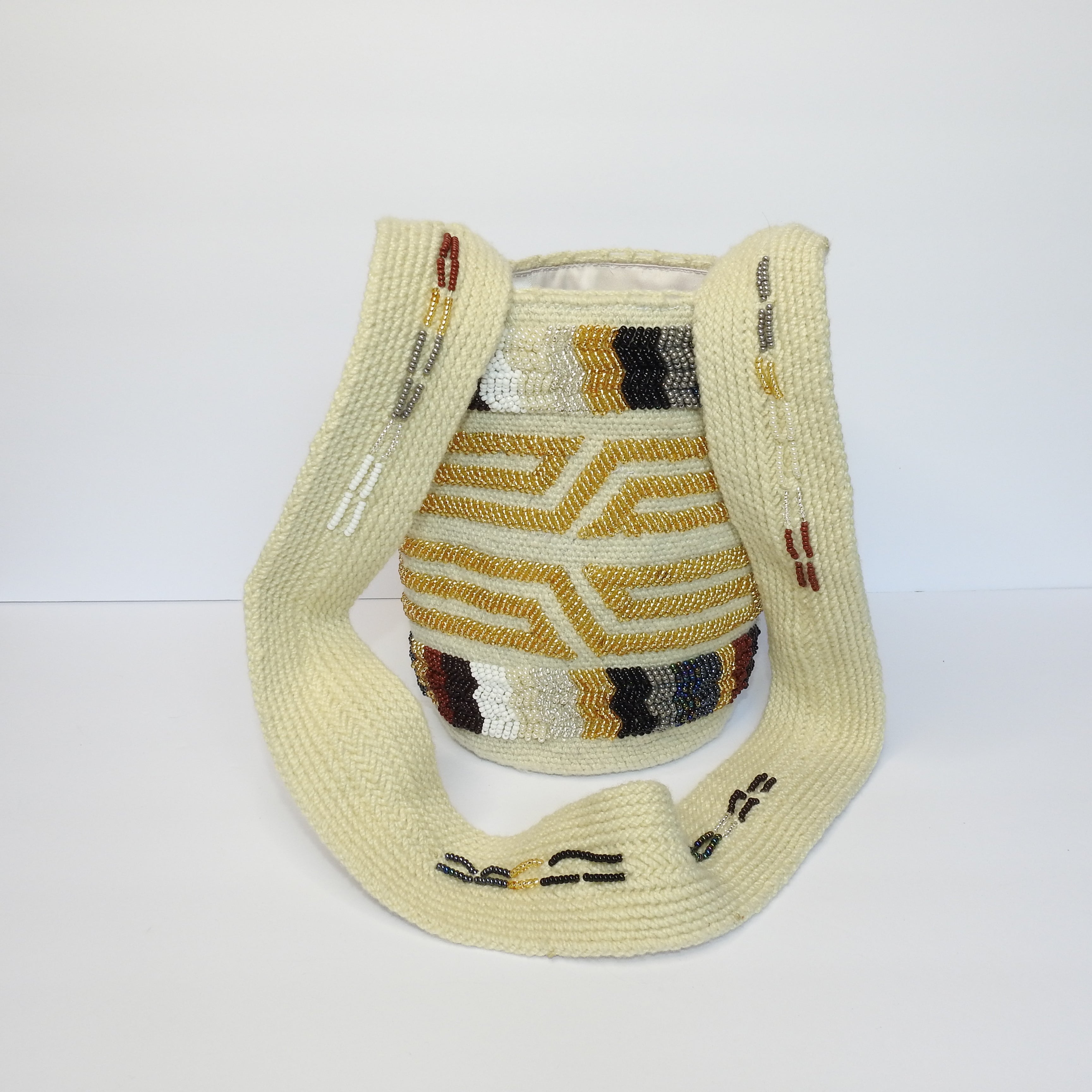 Earth Jewel Rainbow - Sierra Heritage Rainbow - handwoven mochila bag