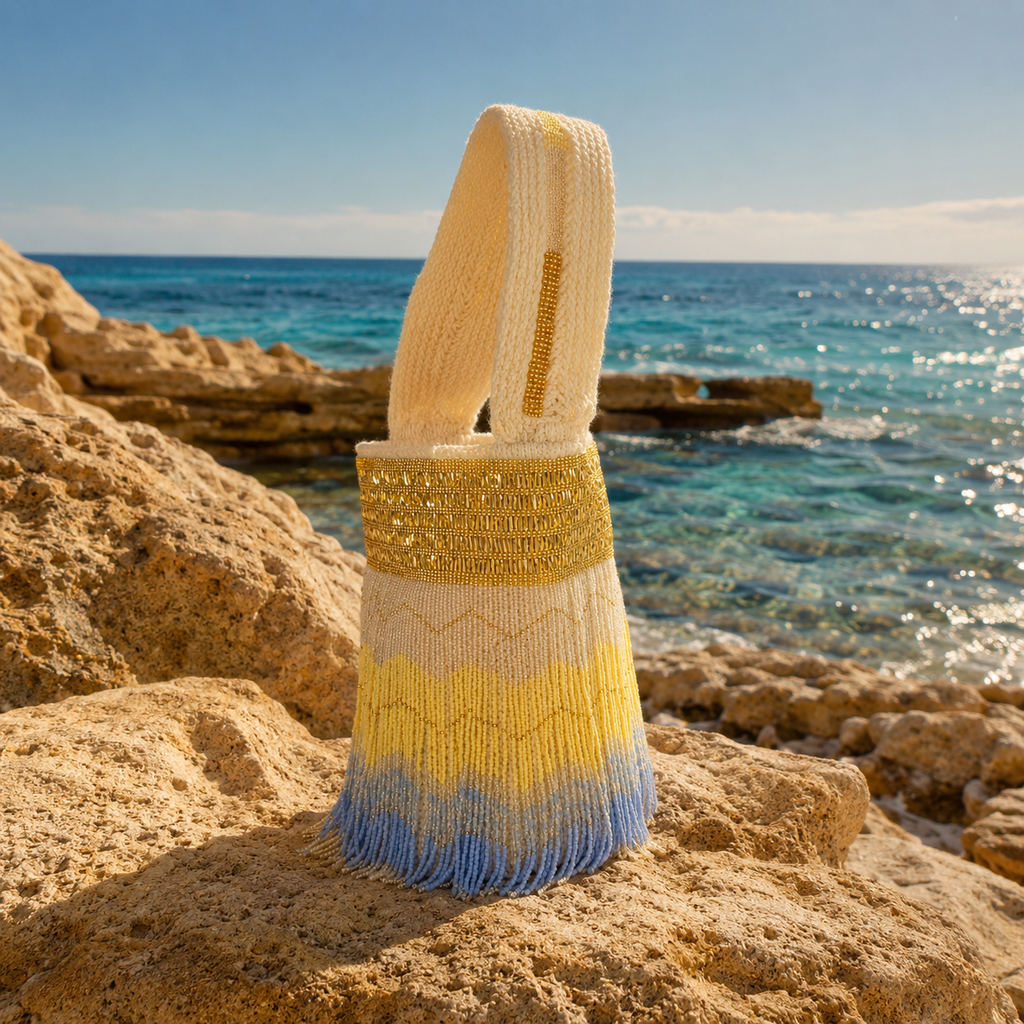 Morning Glow - Sierra Dancer - handwoven mochila bag